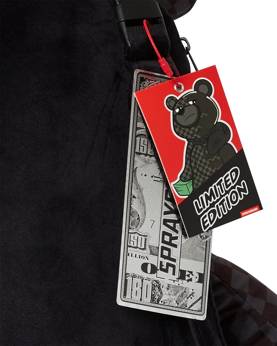 SPEED SHARK SIDE SWIPE MONEYBEAR TEDDY BEAR BACKPACK