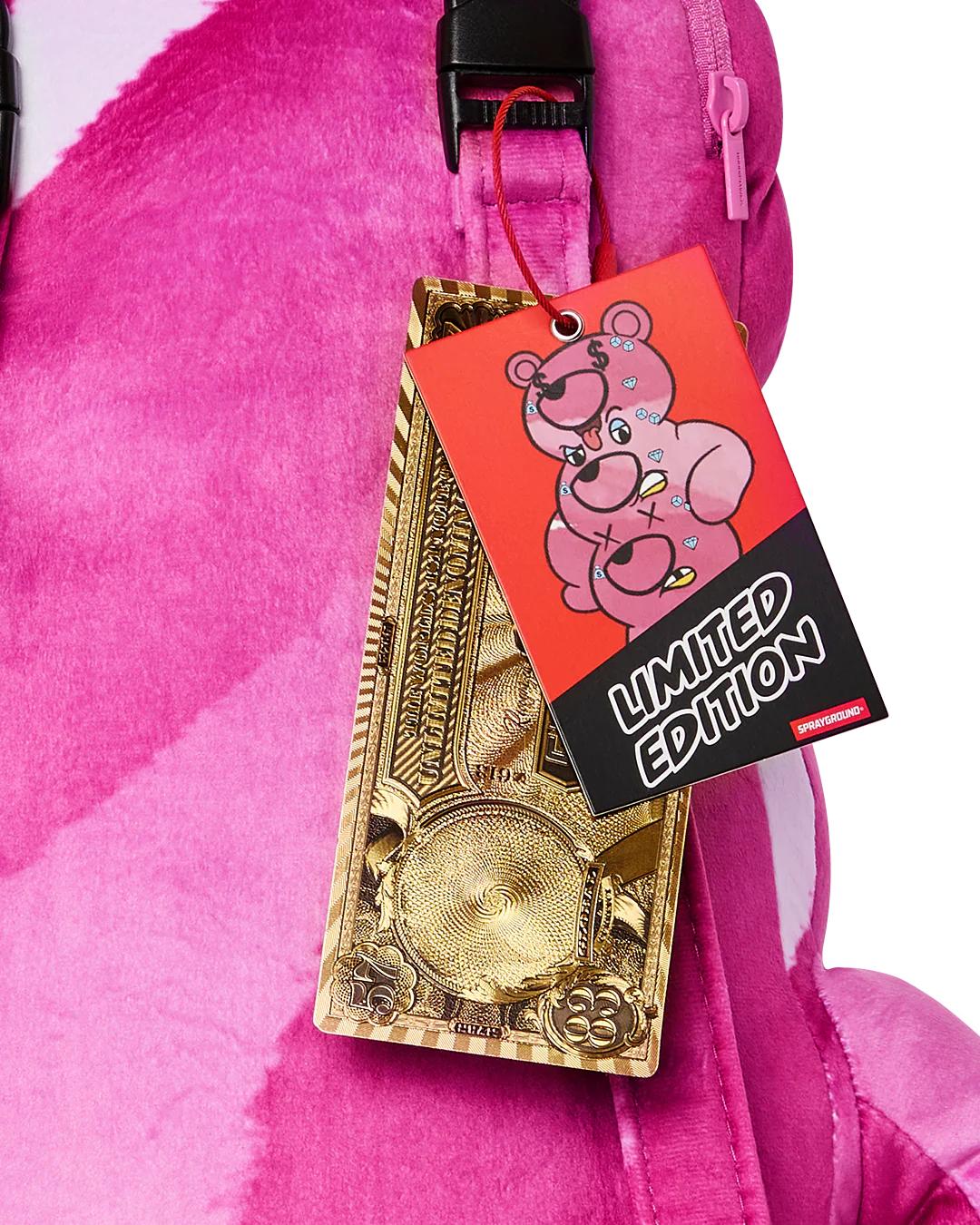 THE 3 HEADED BEAR PLUSH TEDDYBEAR BACKPACK
