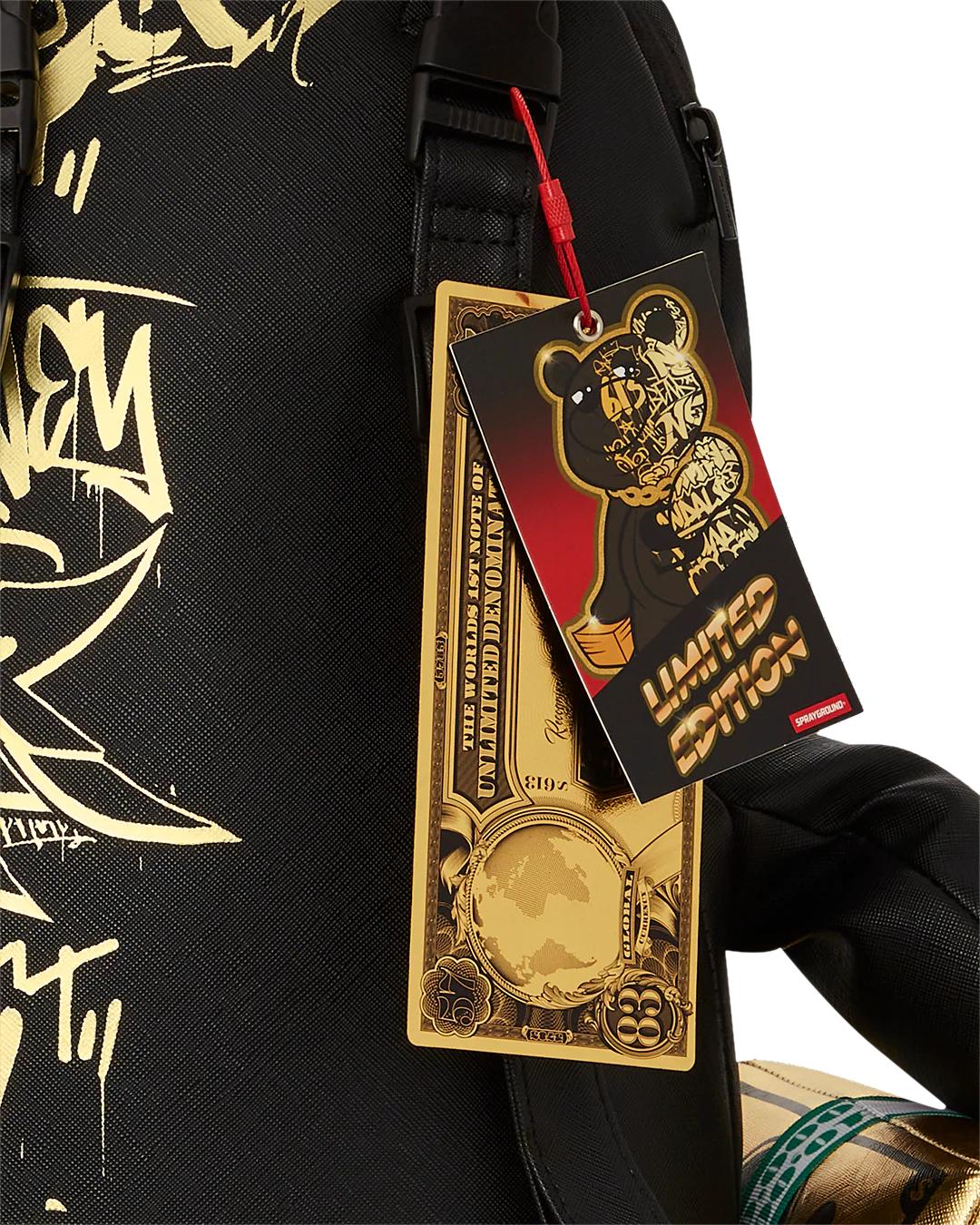 HALF GRAFF GLIDE MONEYBEAR TEDDYBEAR BACKPACK