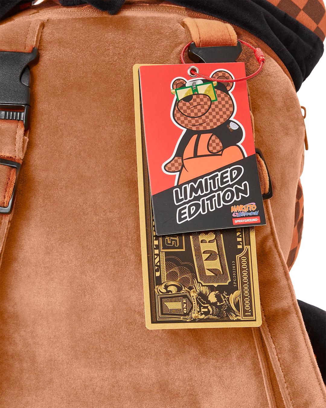 NARUTO MONEYBEAR TEDDYBEAR BACKPACK