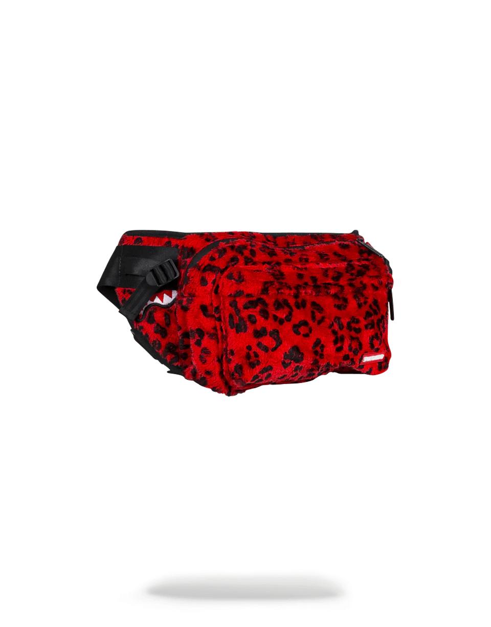 RED LEOPARD CROSSBODY TRANSPORTER