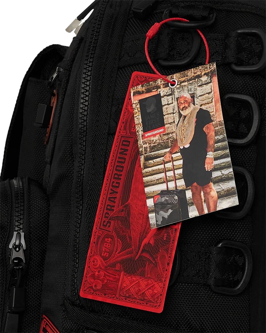 JAMES FIRST CLASS I GOT THESE STAMPS BACKPACK