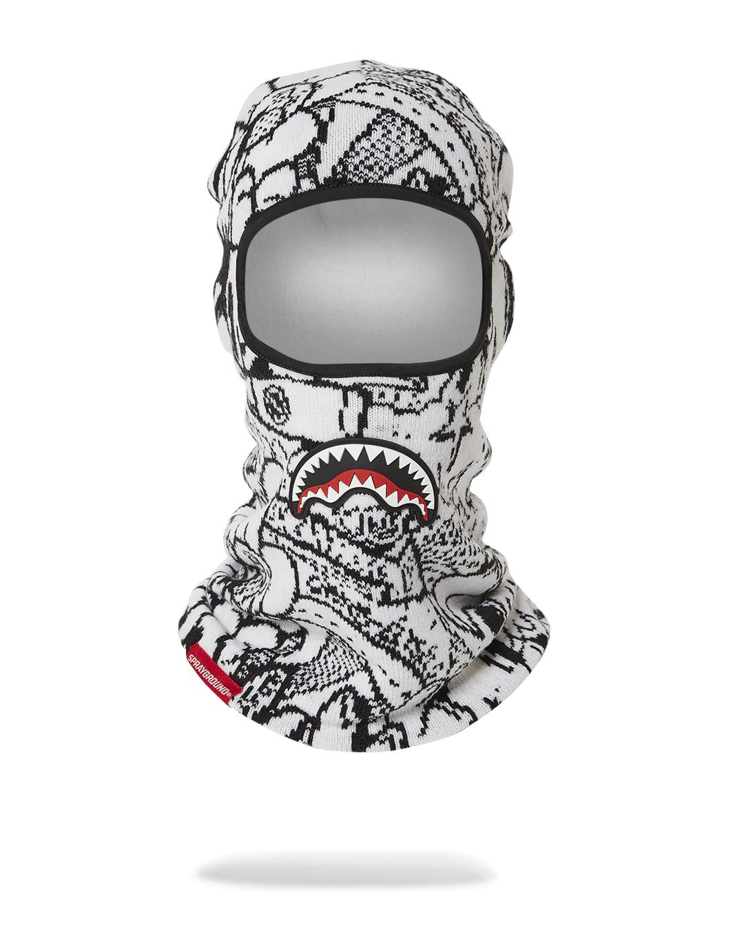 DOODLE SHARK SKI MASK
