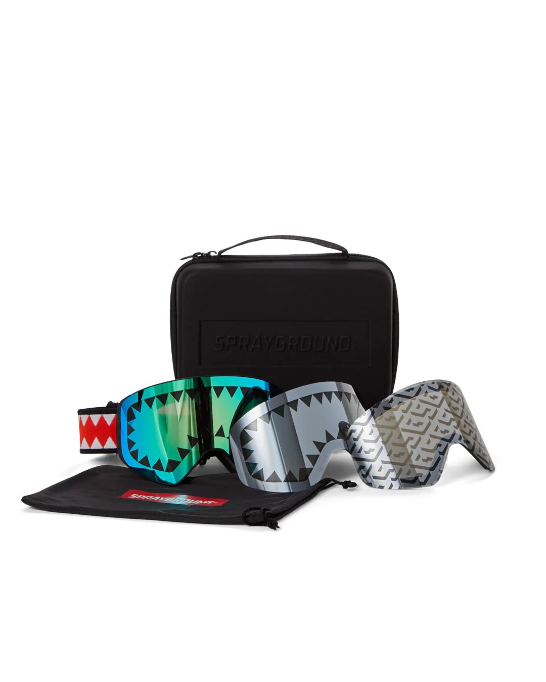 SKY HIGH SEEKERS ARCTIC SKI GOGGLES (3 INTERCHANGEABLE LENSES)