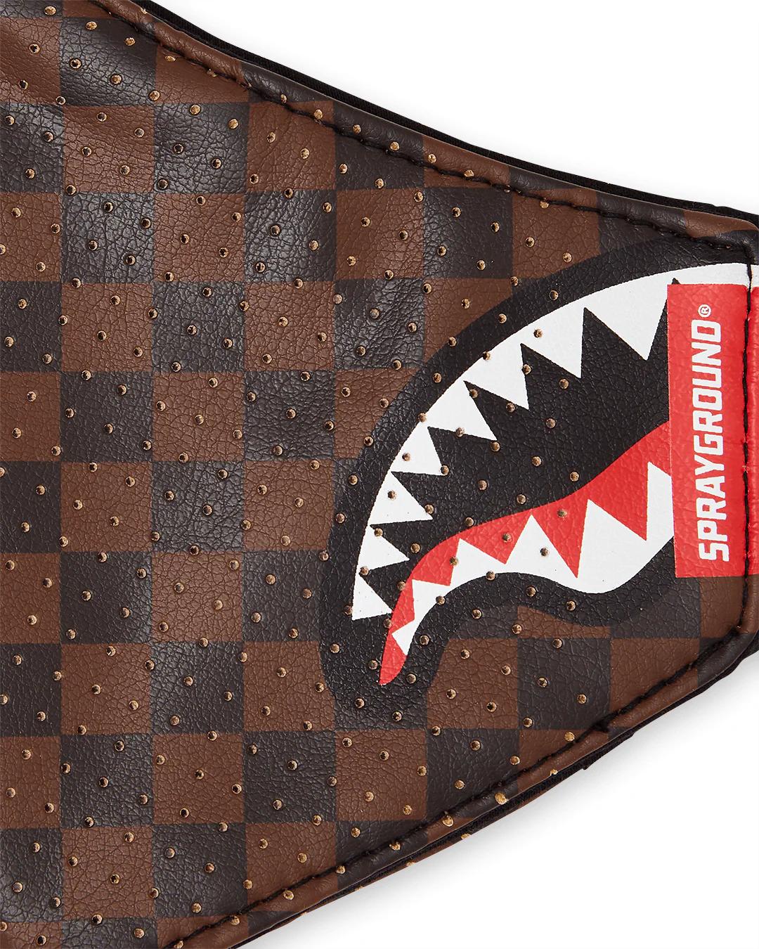 SHARKS IN PARIS VEGAN LEATHER FACE MASK