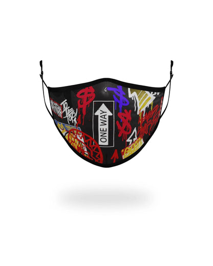 ADULT ONE WAY FORM-FITTING FACE MASK