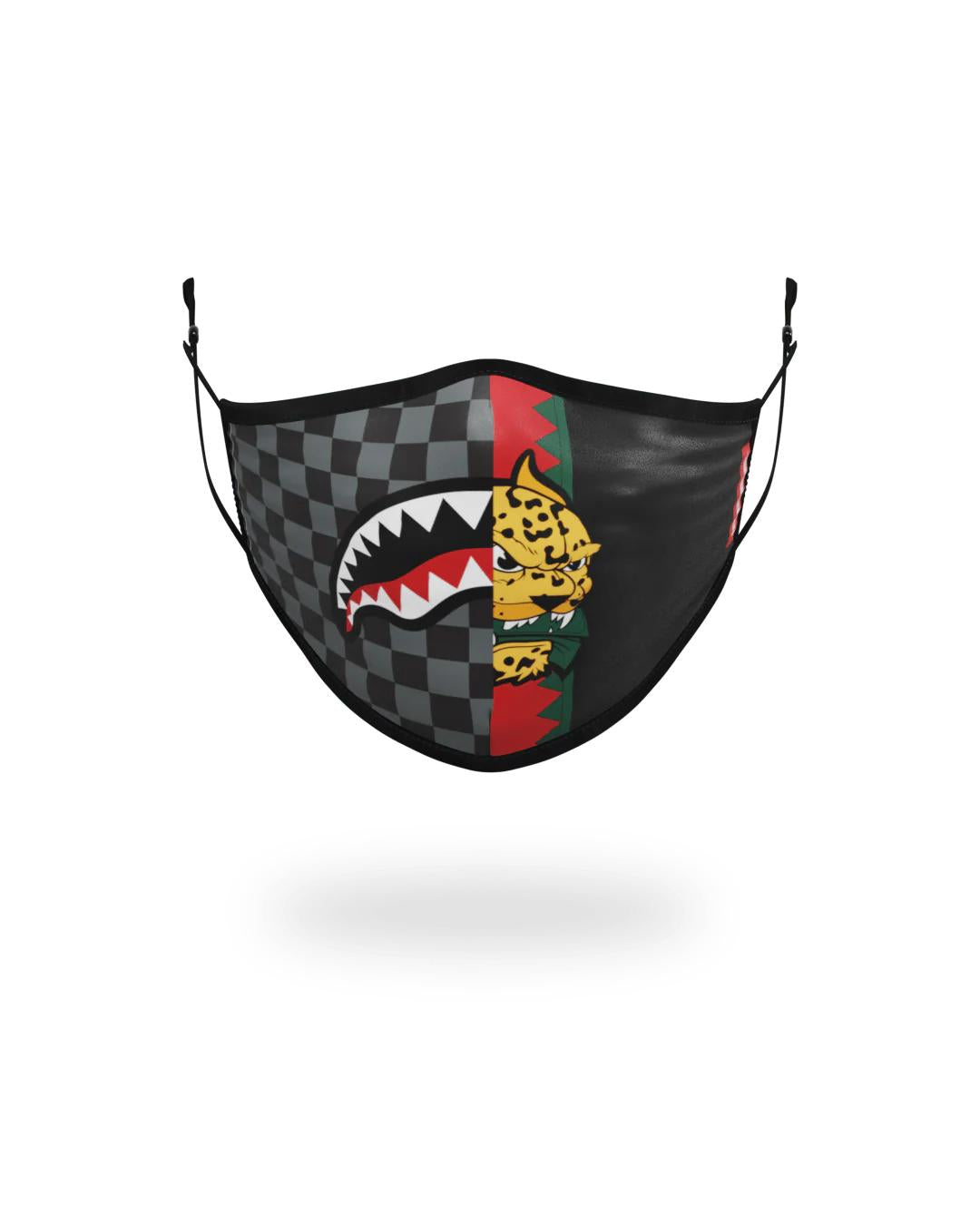 ADULT SPUCCI SPLIT FORM-FITTING FACE MASK