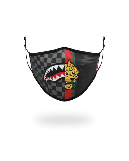 ADULT SPUCCI SPLIT FORM-FITTING FACE MASK