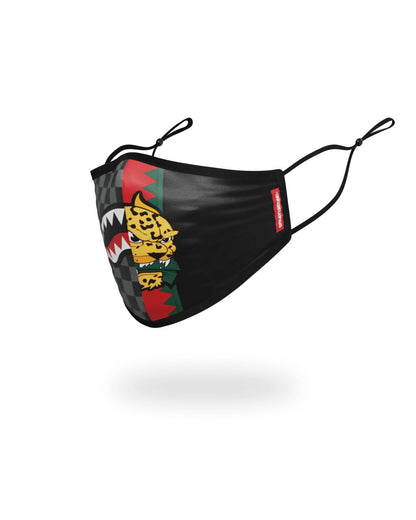 ADULT SPUCCI SPLIT FORM-FITTING FACE MASK