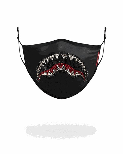 ADULT TRINITY SHARK FORM FITTING FACE MASK