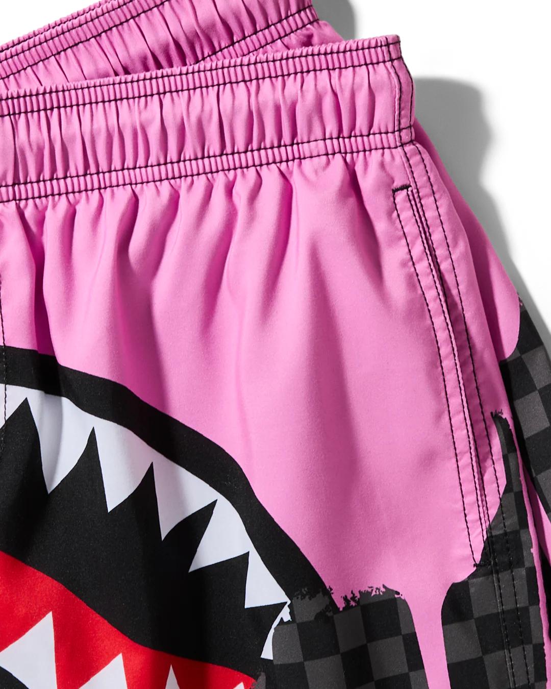 OCEAN DRIP CHECK SWIM SHORT