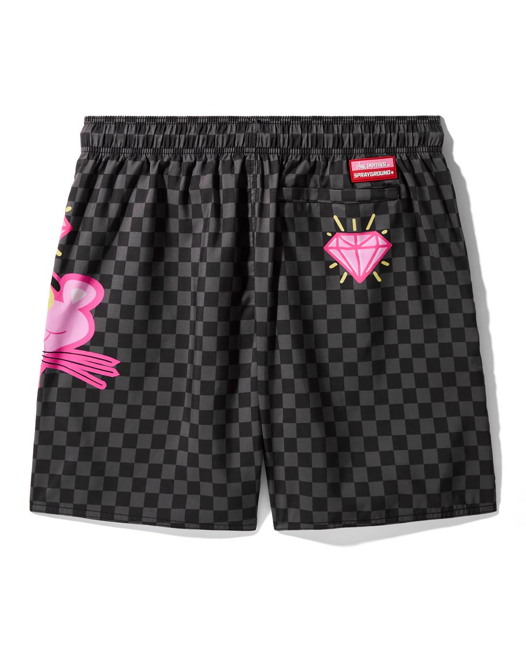 PINK PANTHER DIAMOND SHARK SWIM SHORTS