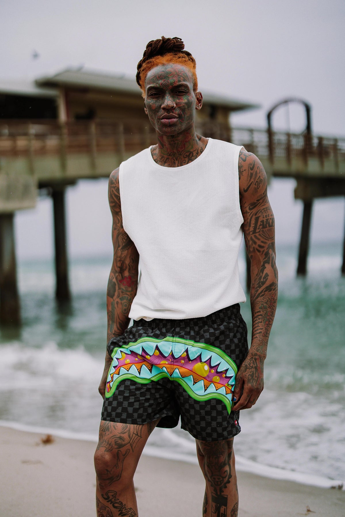 SLIME TAKEOVER SWIM SHORTS