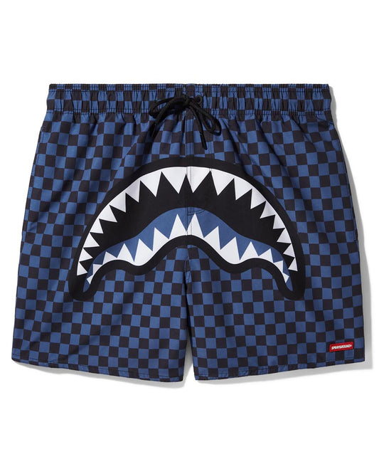 MIDNIGHT MAGIC SHARKS IN PARIS SWIM SHORTS
