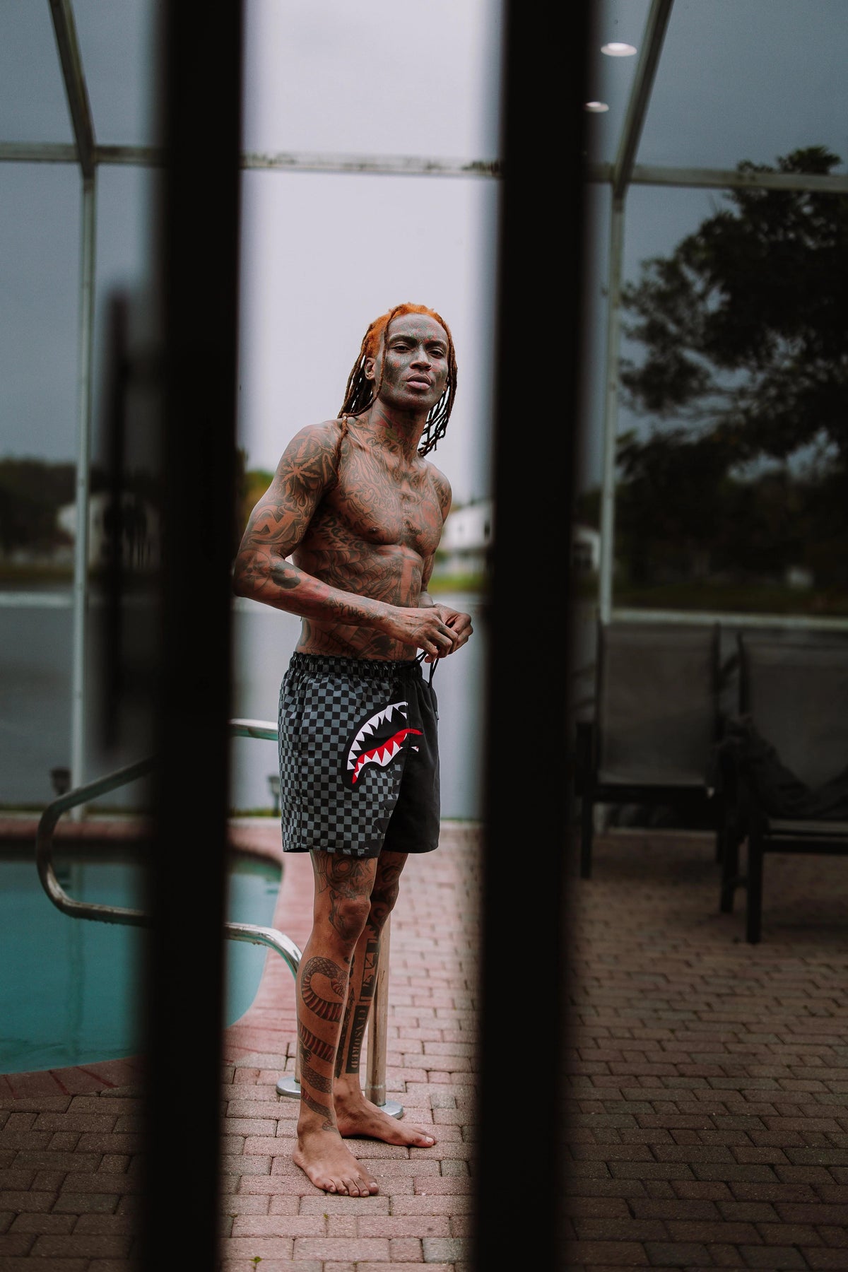 SPEED SHARK SIDE SWIPE SWIM SHORTS