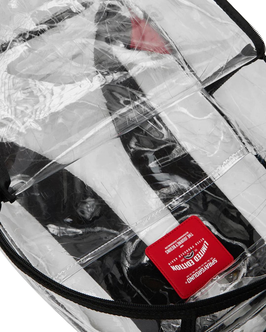 FULLY CLEAR EMBOSSED BOSS BACKPACK