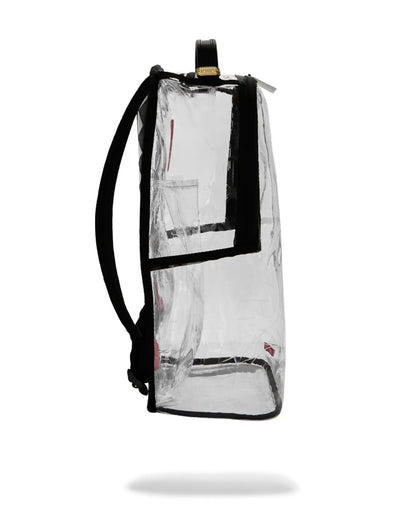 FULLY CLEAR EMBOSSED BOSS BACKPACK