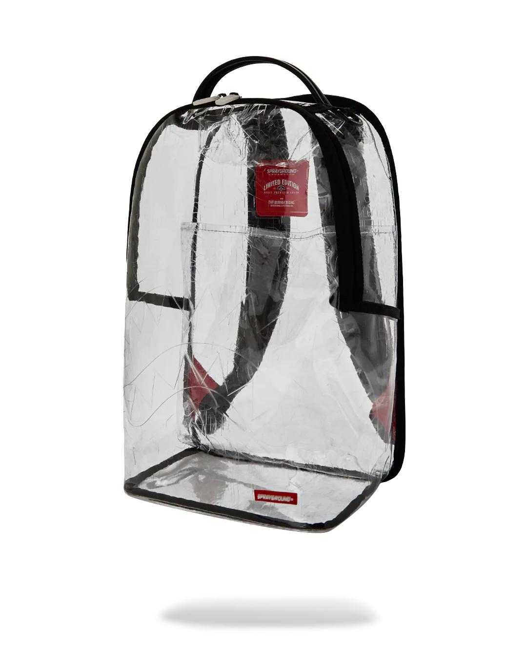 FULLY CLEAR EMBOSSED BOSS BACKPACK