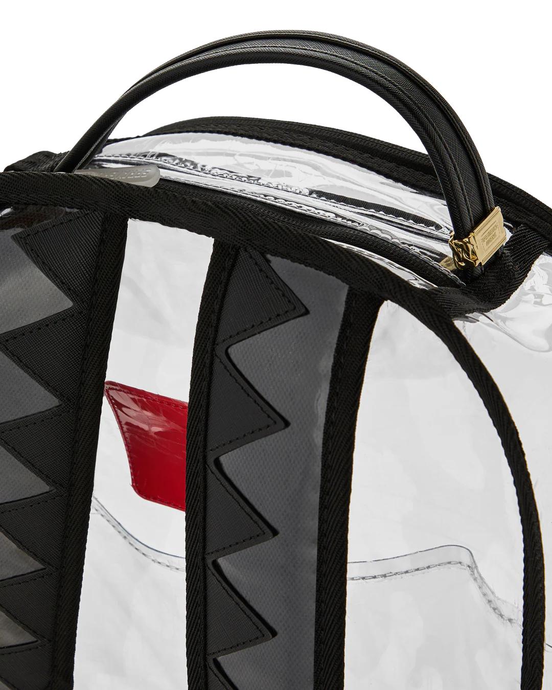 FULLY CLEAR EMBOSSED BOSS BACKPACK