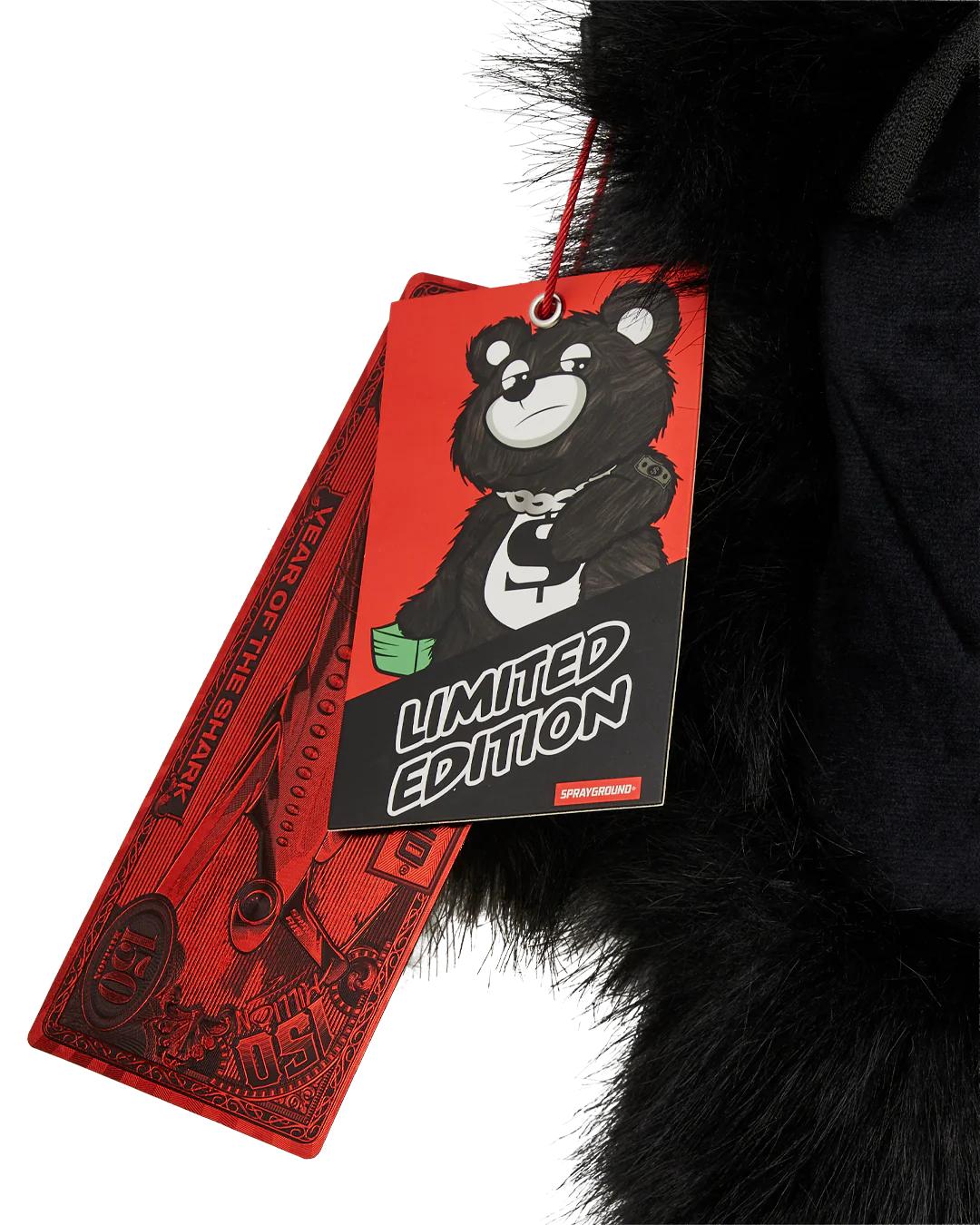 FURZILLA SHARK (NIGHT) BEAR CUB CROSSBODY