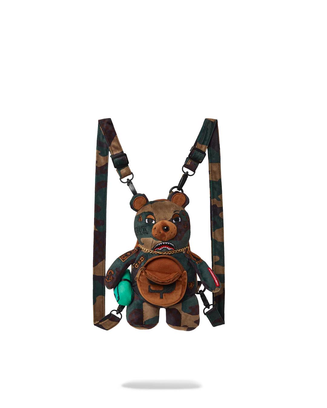 BEARCUB BACKPACK - CAMOCHECK MONEYBEAR