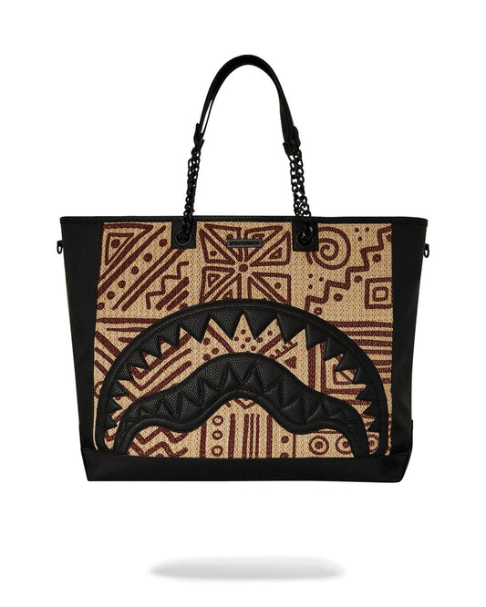 A.I. PALM MIRAGE SHARK LUXE BEACH TOTE