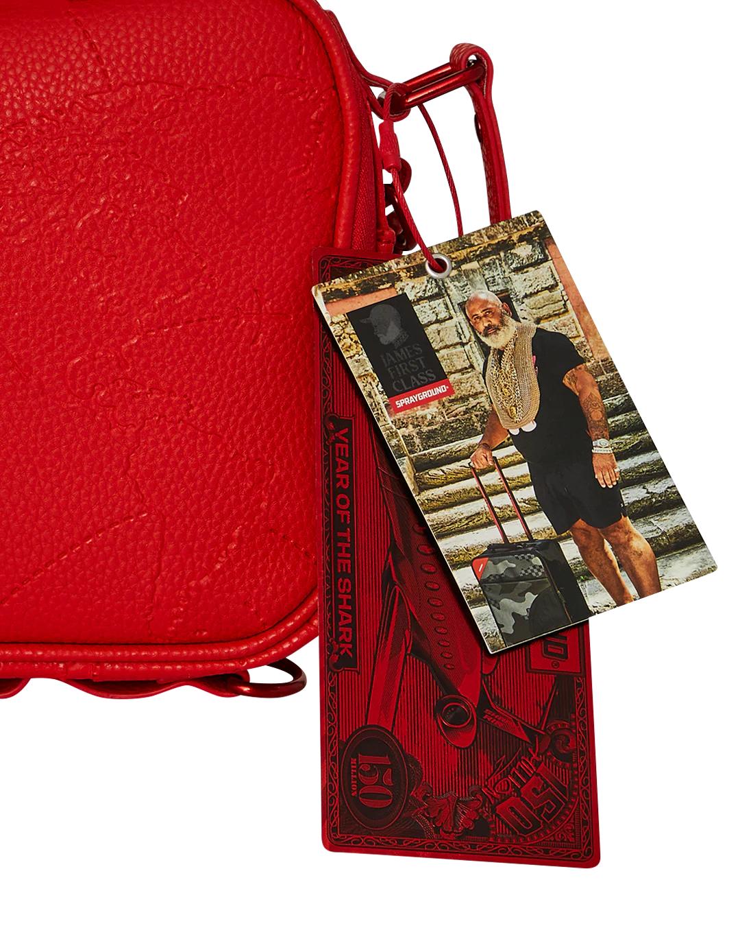 JAMES FIRST CLASS RUBY RED CROSSBODY