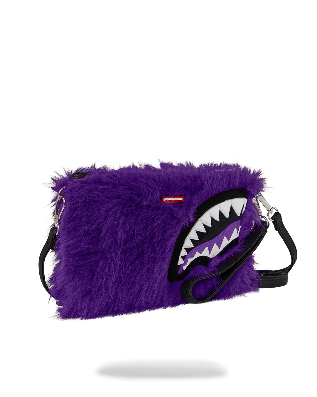 FURZILLA SHARK (PURP) CROSSOVER CLUTCH