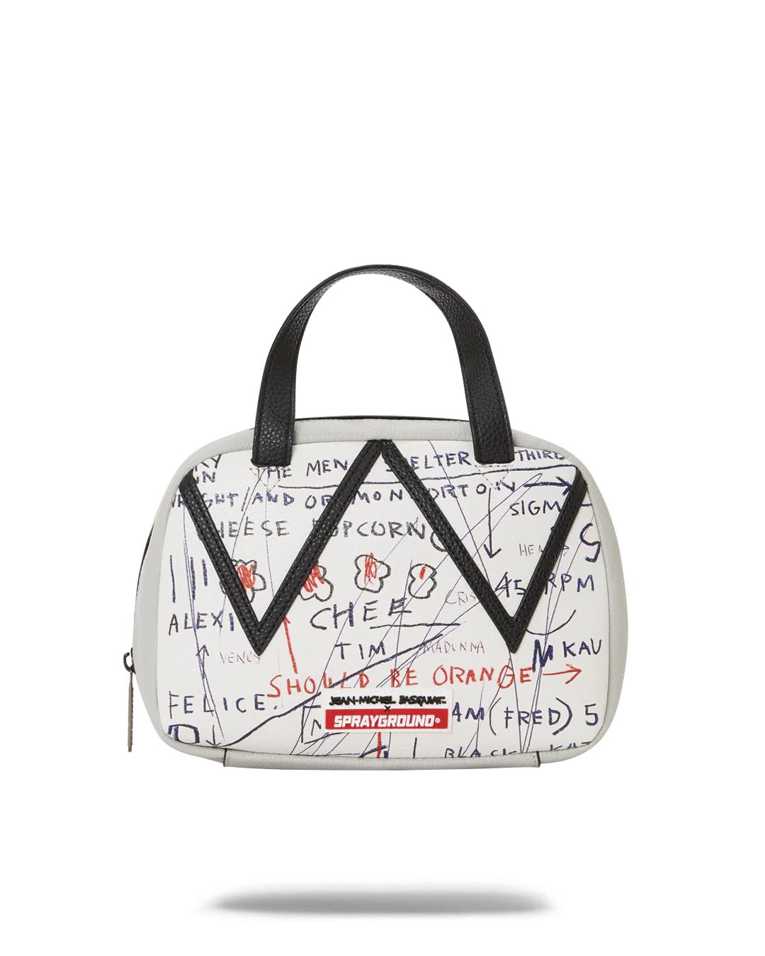OFFICIAL BASQUIAT UNTITLED (CHEESE POPCORN) 1983 HANDBAG