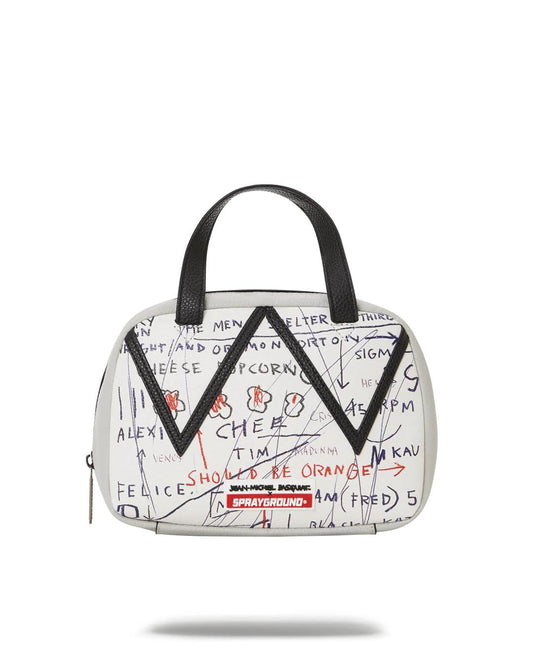 OFFICIAL BASQUIAT UNTITLED (CHEESE POPCORN) 1983 HANDBAG