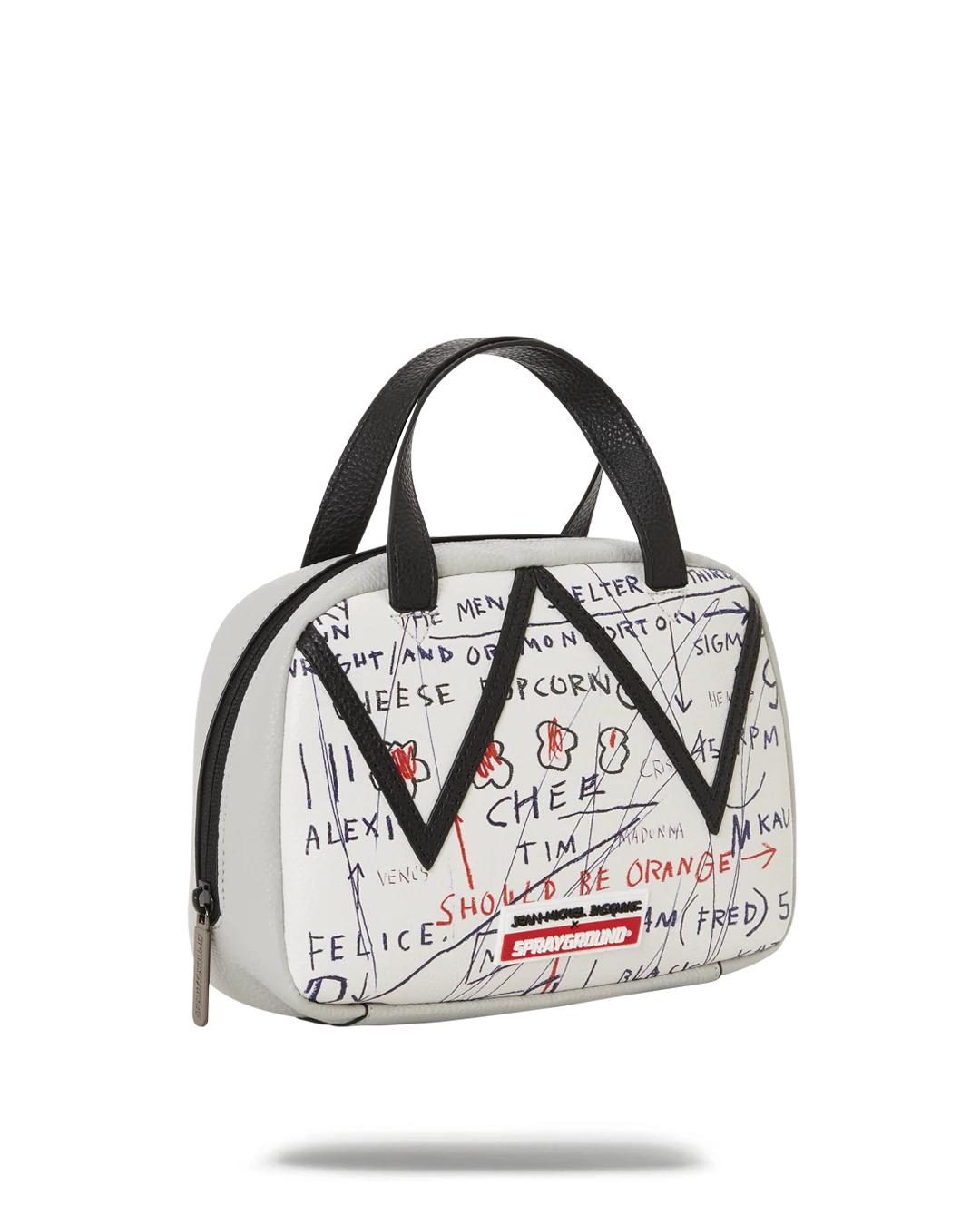 OFFICIAL BASQUIAT UNTITLED (CHEESE POPCORN) 1983 HANDBAG