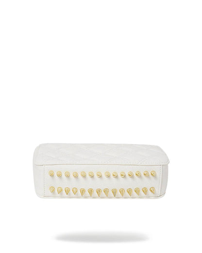 RIVIERA LE BLANC GOLD CHAIN SHARK HANDBAG