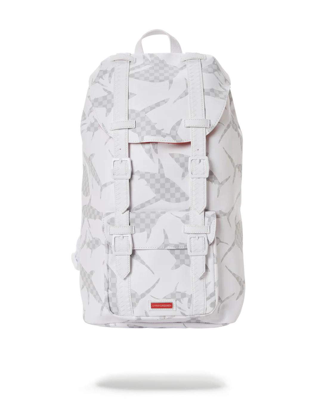 SHARK CHECK (WHITE) HILLS BACKPACK