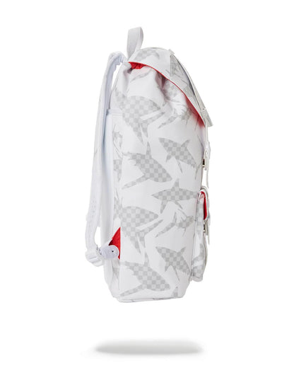 SHARK CHECK (WHITE) HILLS BACKPACK