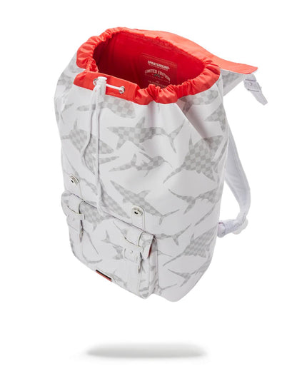SHARK CHECK (WHITE) HILLS BACKPACK