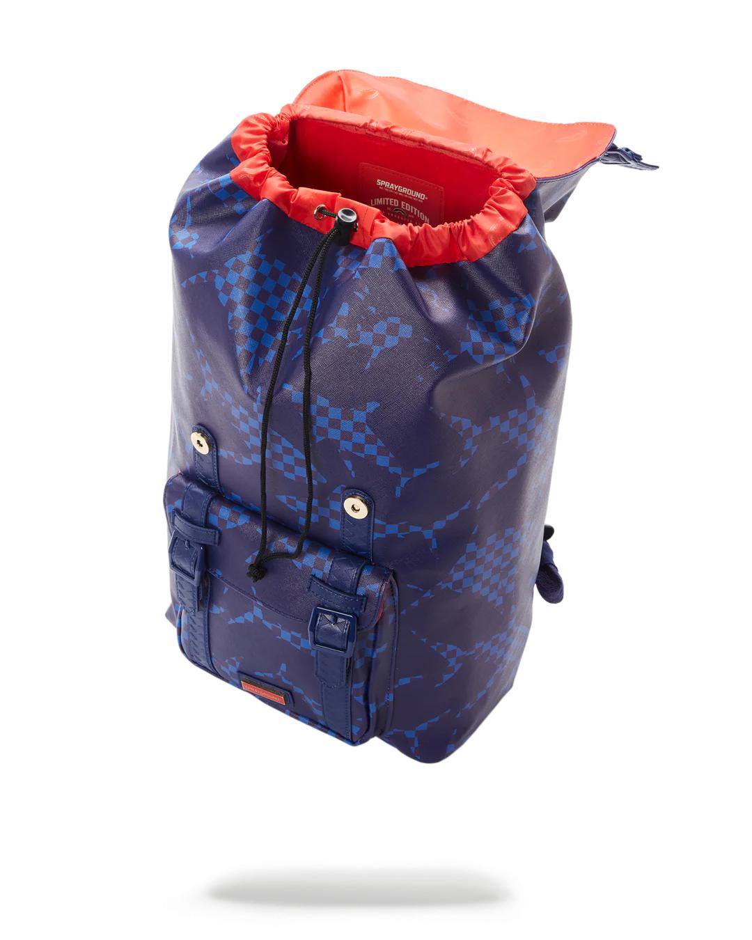 SHARK CHECK (BLUE) HILLS BACKPACK