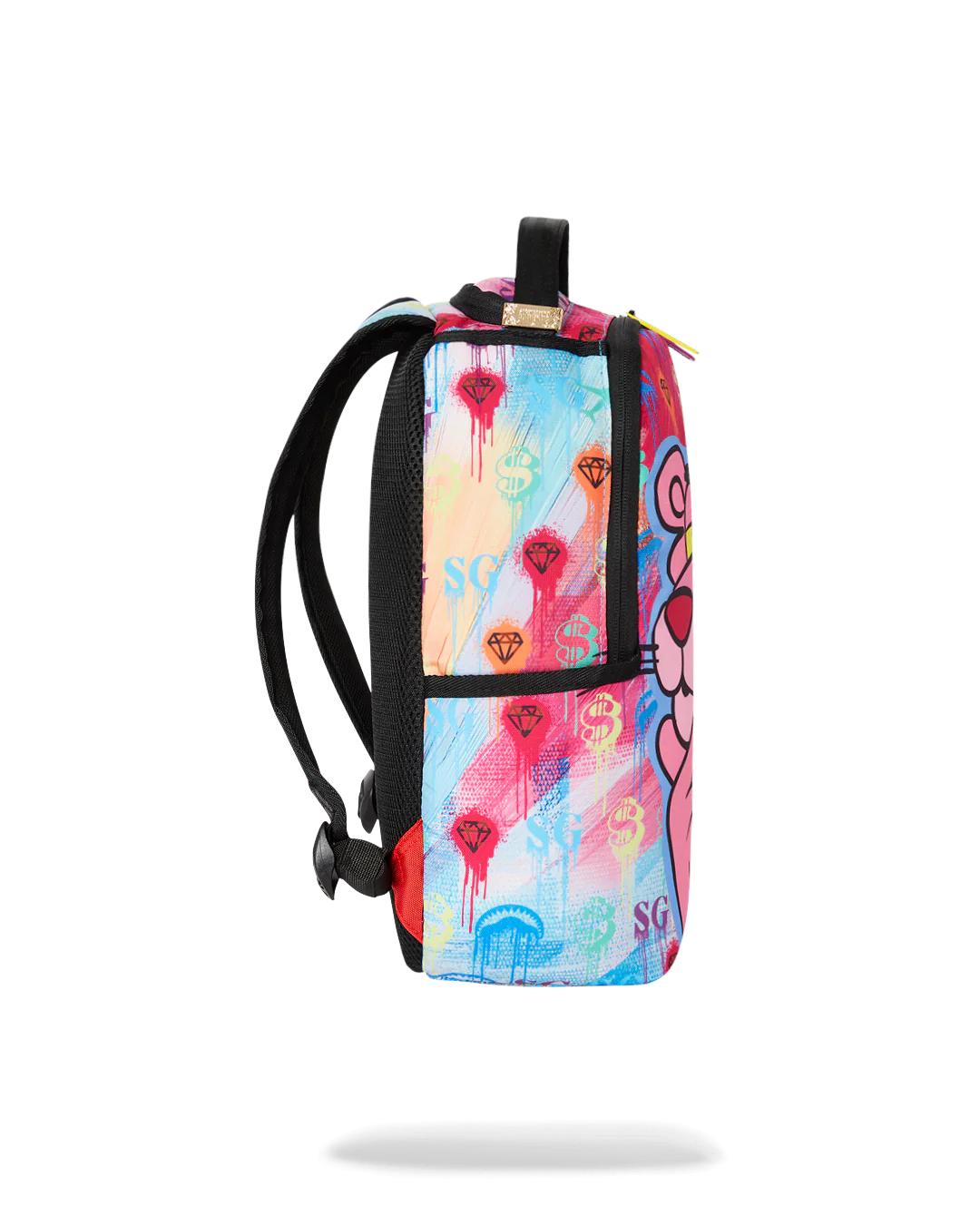 SMALL BACKPACK: PINK PANTHER ART CLASS