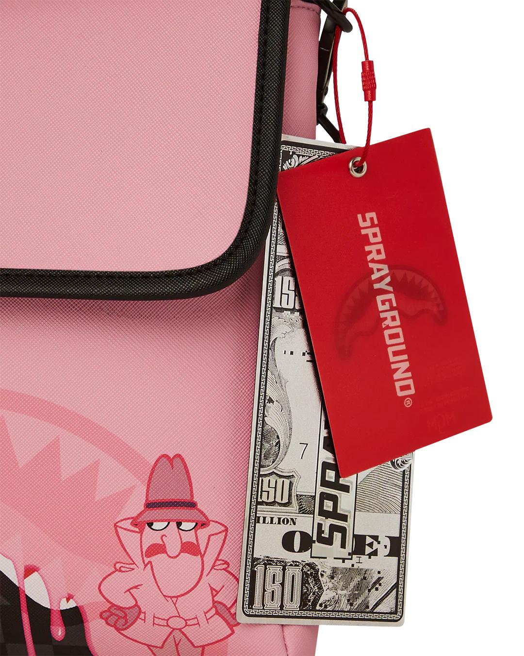 PINK PANTHER PINK PAINTER MESSENGER SLING BAG