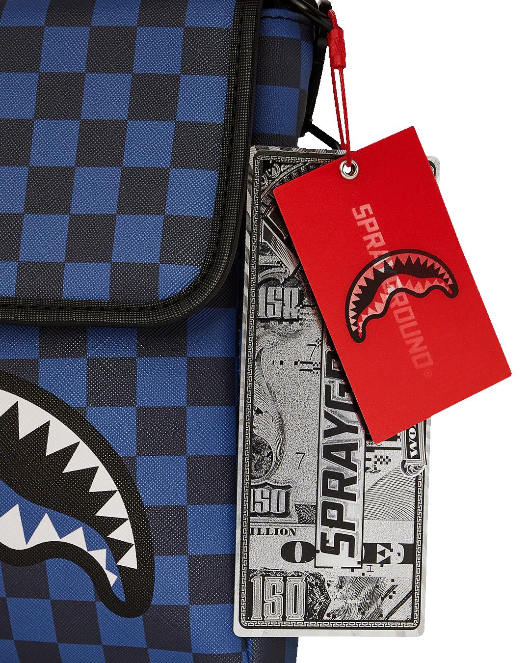 MIDNIGHT MAGIC SHARKS IN PARIS MESSENGER SLING BAG