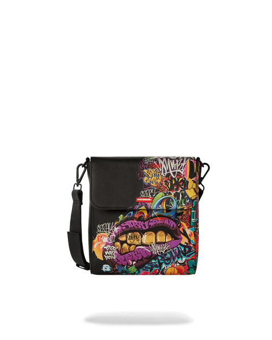 HALF GRAF LIPS MESSENGER BAG