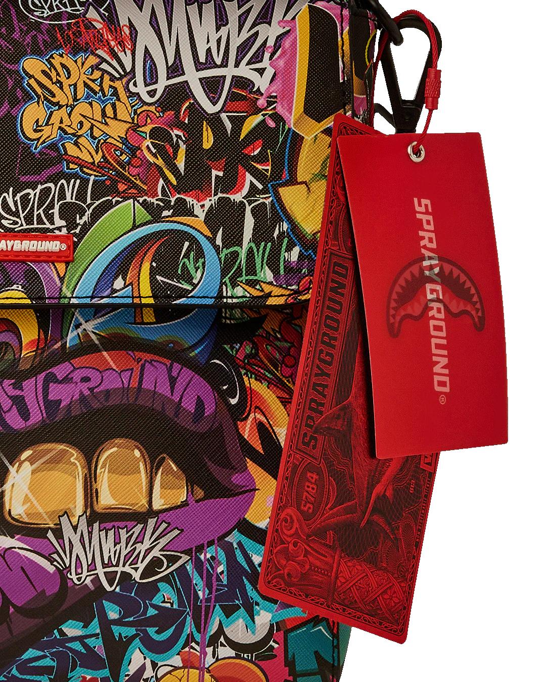 HALF GRAF LIPS MESSENGER BAG