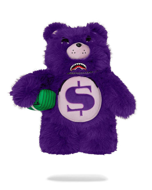 FURZILLA SHARK (PURP) MONEYBEAR BACKPACK