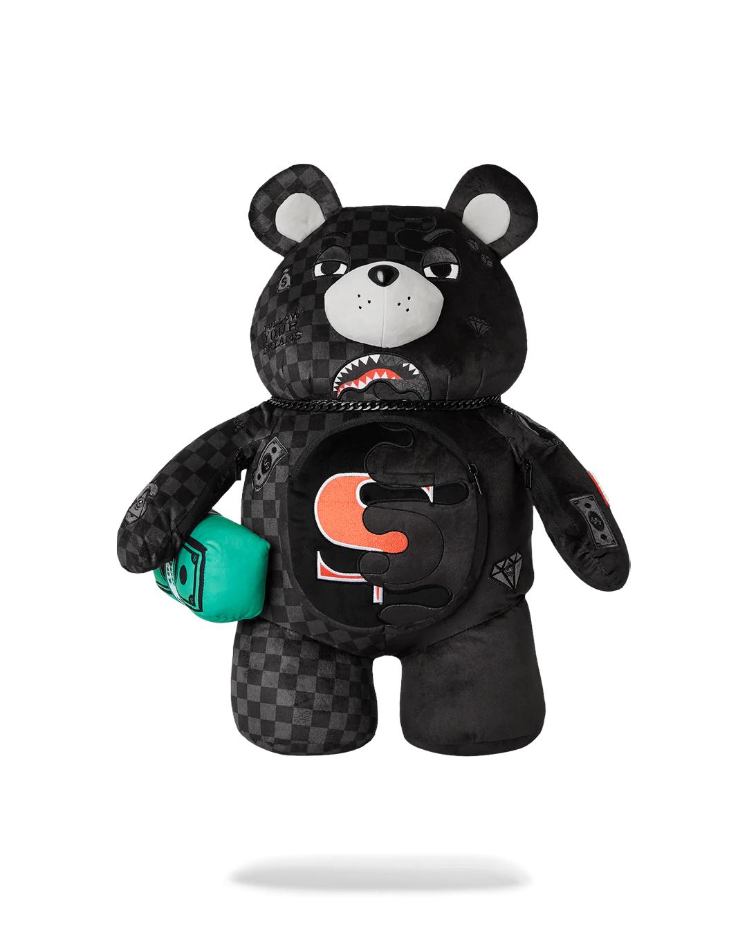 SPEED SHARK SIDE SWIPE MONEYBEAR TEDDY BEAR BACKPACK