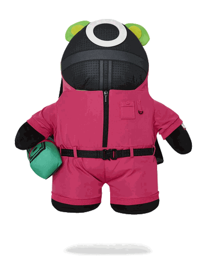 SQUID GAME COLLAB PINK SOLDIERS BEAR BACKPACK