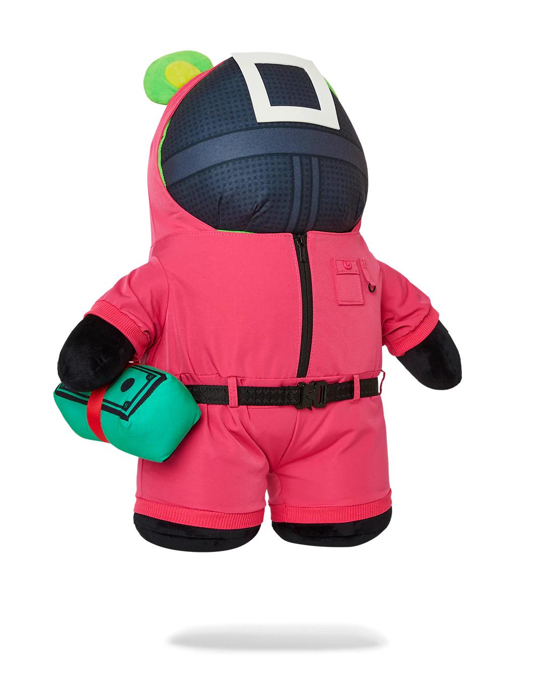 SQUID GAME COLLAB PINK SOLDIERS BEAR BACKPACK