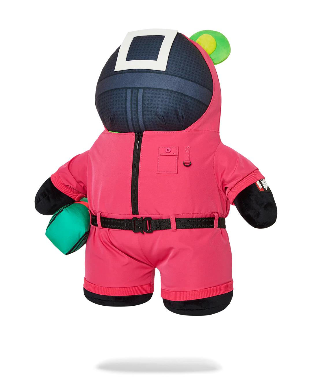 SQUID GAME COLLAB PINK SOLDIERS BEAR BACKPACK