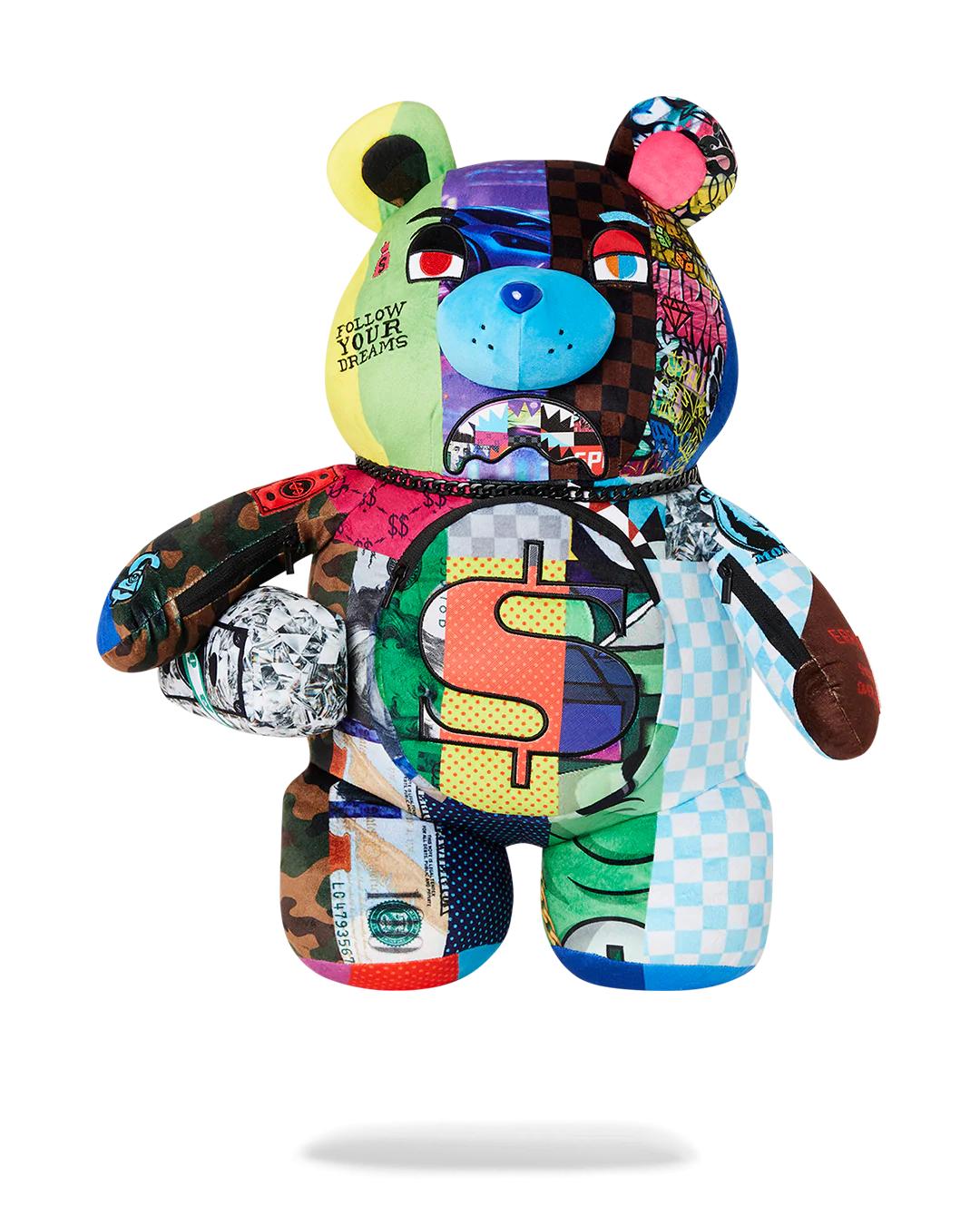 SHARK MASTERPIECES MONEYBEAR TEDDYBEAR BACKPACK