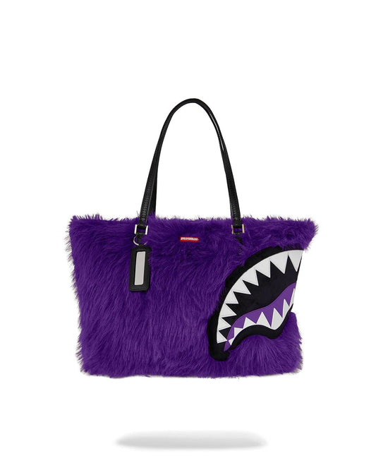 FURZILLA SHARK (PURP) TOTE