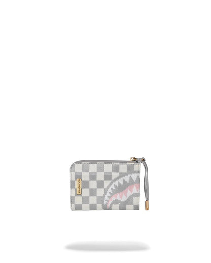 KNIT SHARKS IN PARIS IN CREAM WALLET