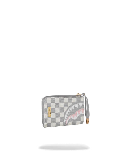 KNIT SHARKS IN PARIS IN CREAM WALLET